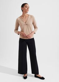 Flo Ballerinas, Black, hi-res