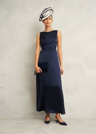 Shona Pearl Fascinator, Ivory Midnight, hi-res