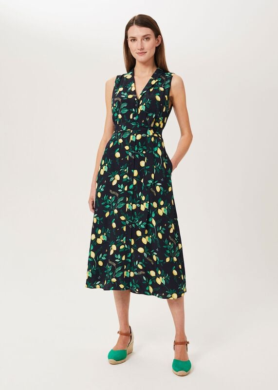 Carina Printed Midi Dress