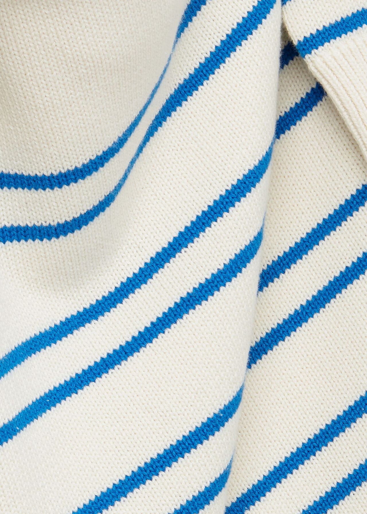 June Cotton Jumper, Ivory Riv Blue, hi-res