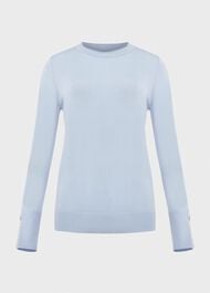 Morgan Jumper With Silk, Powder Blue, hi-res