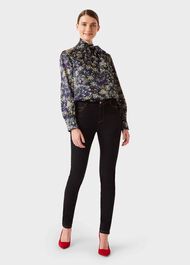 Madeline Floral Top, Midnight Multi, hi-res