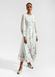 Petite Maribella Dress, Green Multi, hi-res
