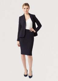 Petite Leila Skirt, Navy, hi-res