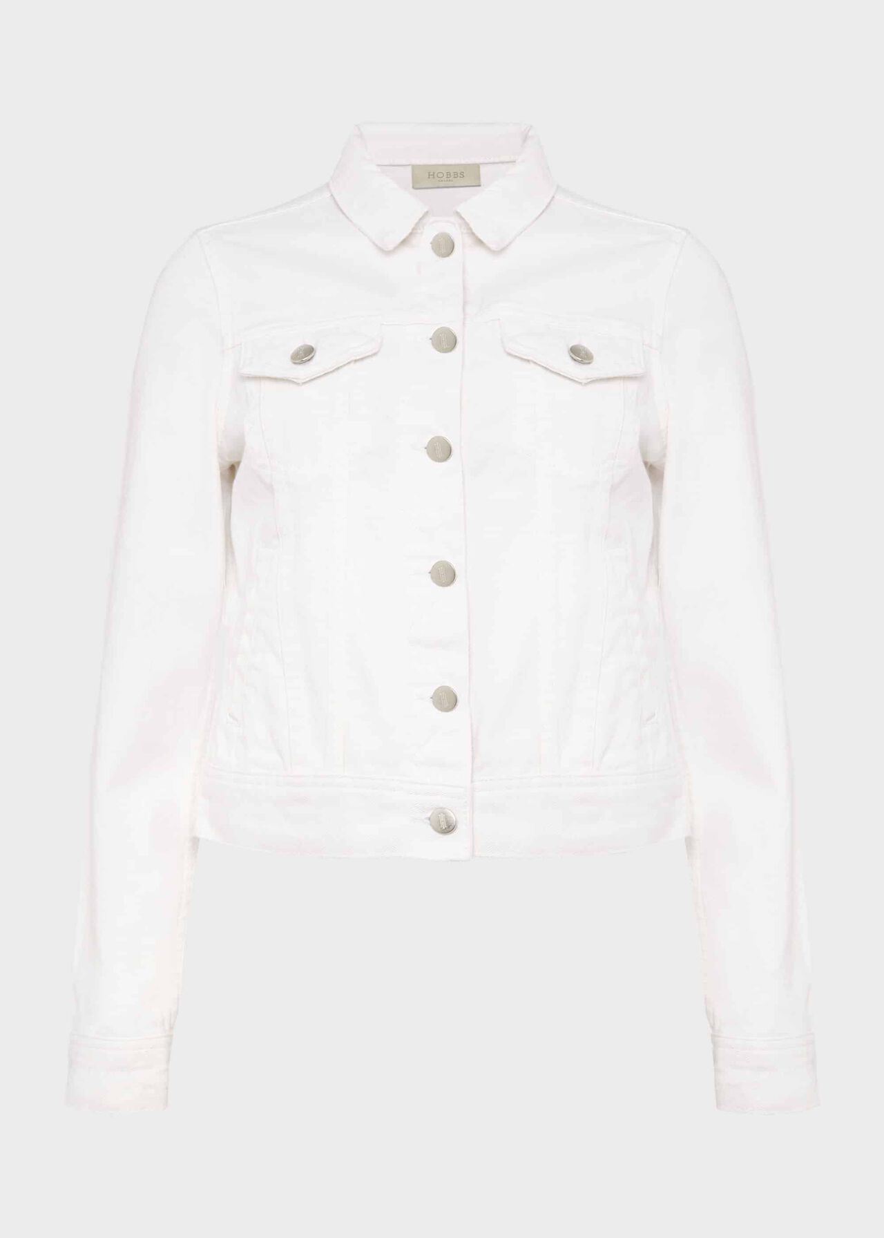 Mariam Denim Jacket, White, hi-res