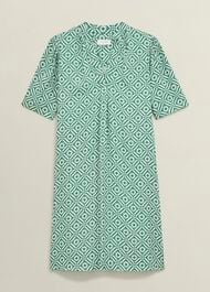 Lucille Dress, Green Ivory, hi-res