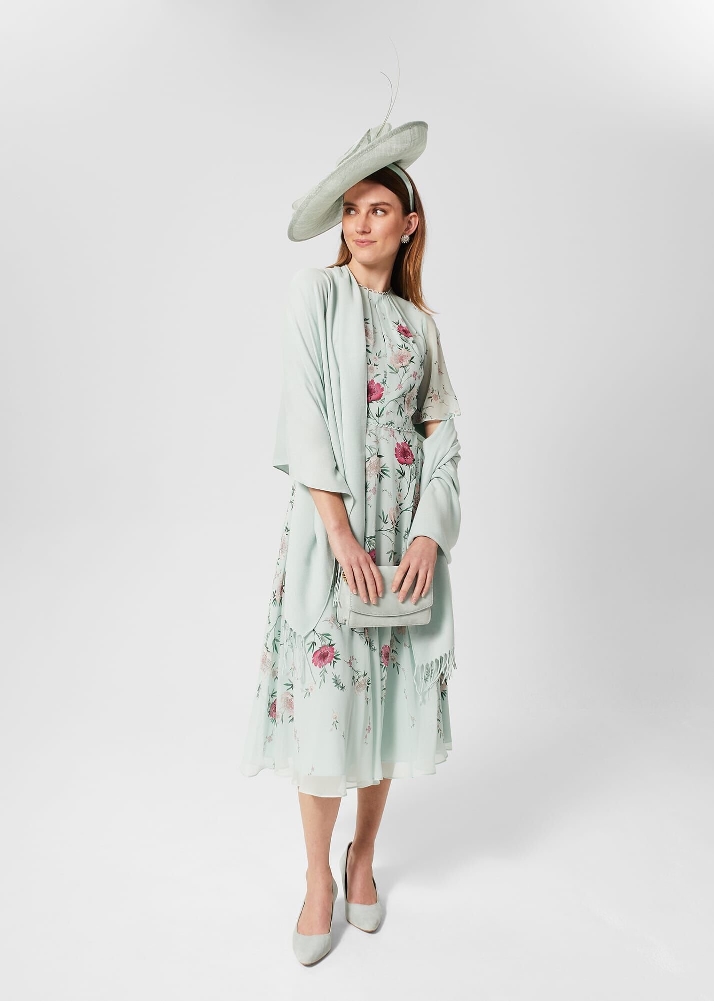 Priya Silk Floral Dress