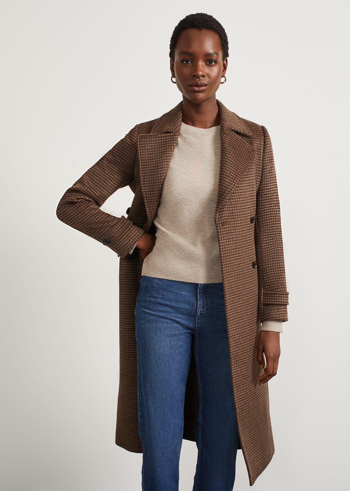 Bromley Check Trench Hobbs UK