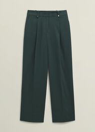 Lucile Wide Trousers, Ponderosa Green, hi-res