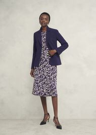 Paige Jersey Dress, Purple Multi, hi-res