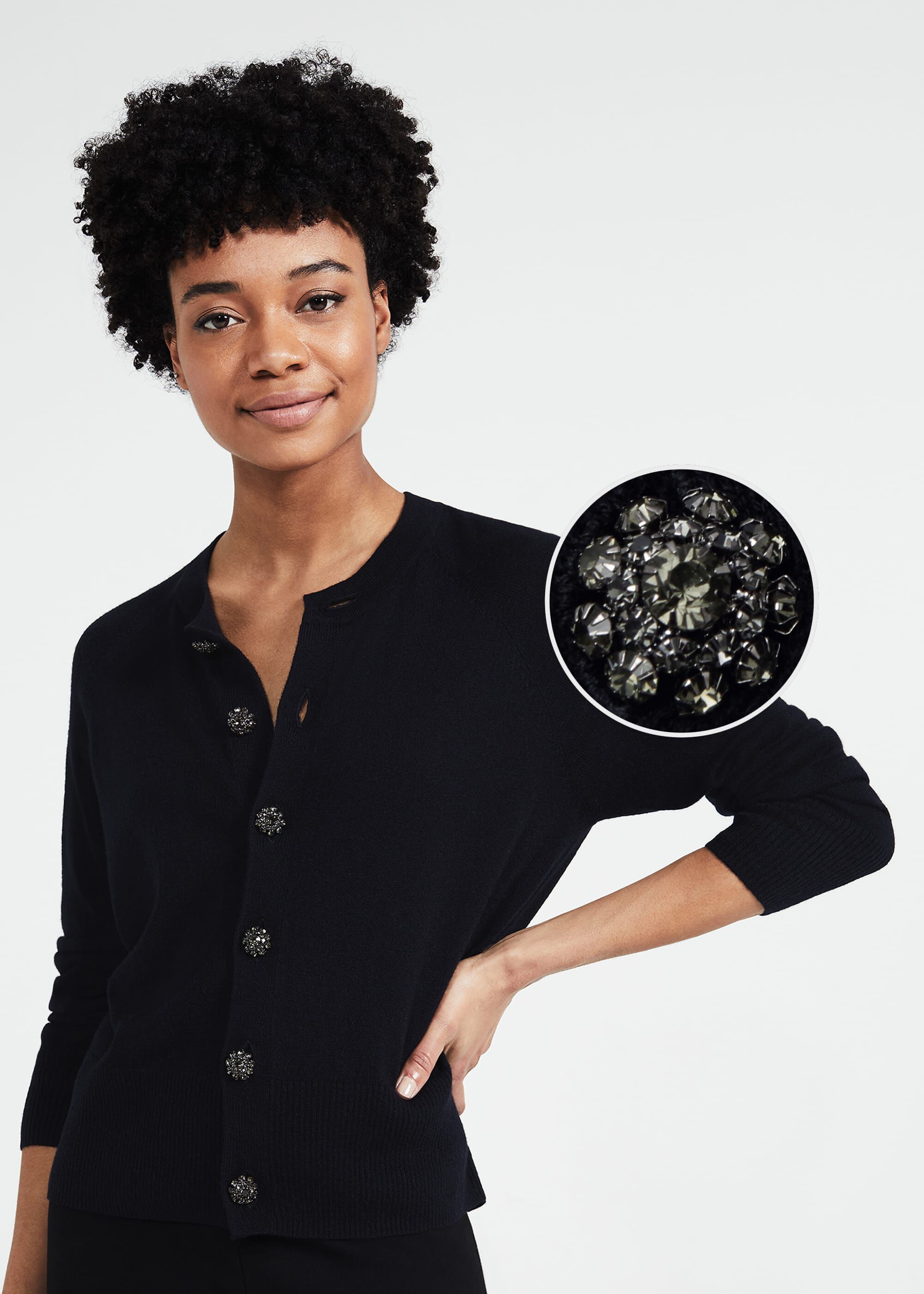 hobbs black cardigan