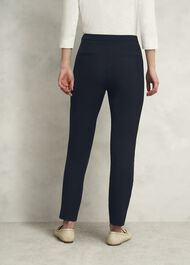 Lexi Slim Travel Trousers, Navy, hi-res