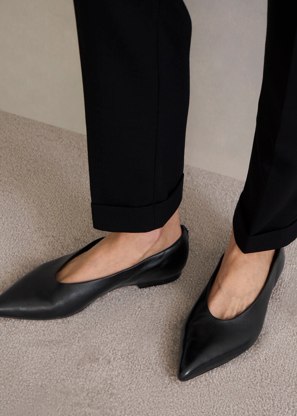 Valentina Ballerinas, Black, hi-res