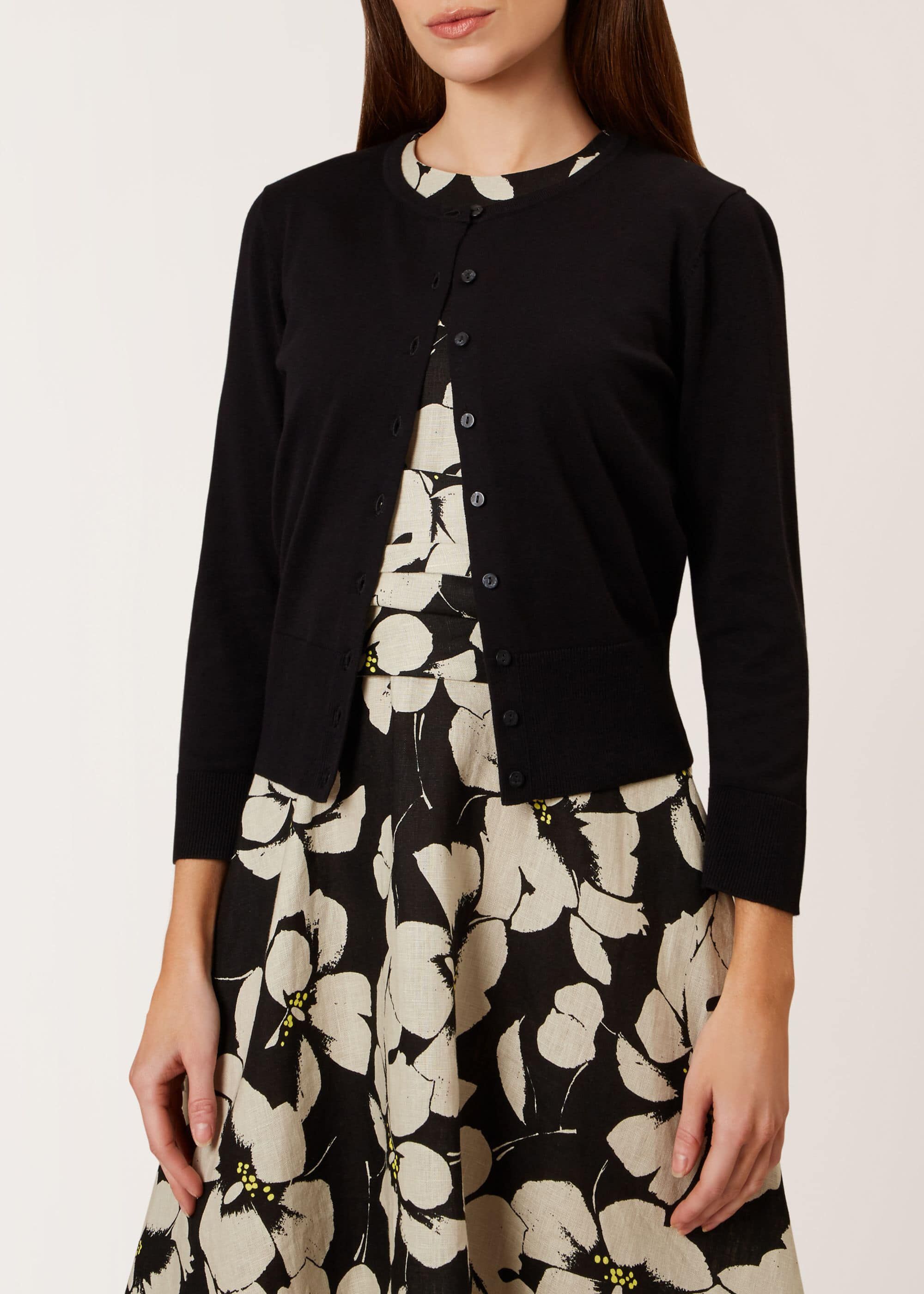 hobbs black cardigan