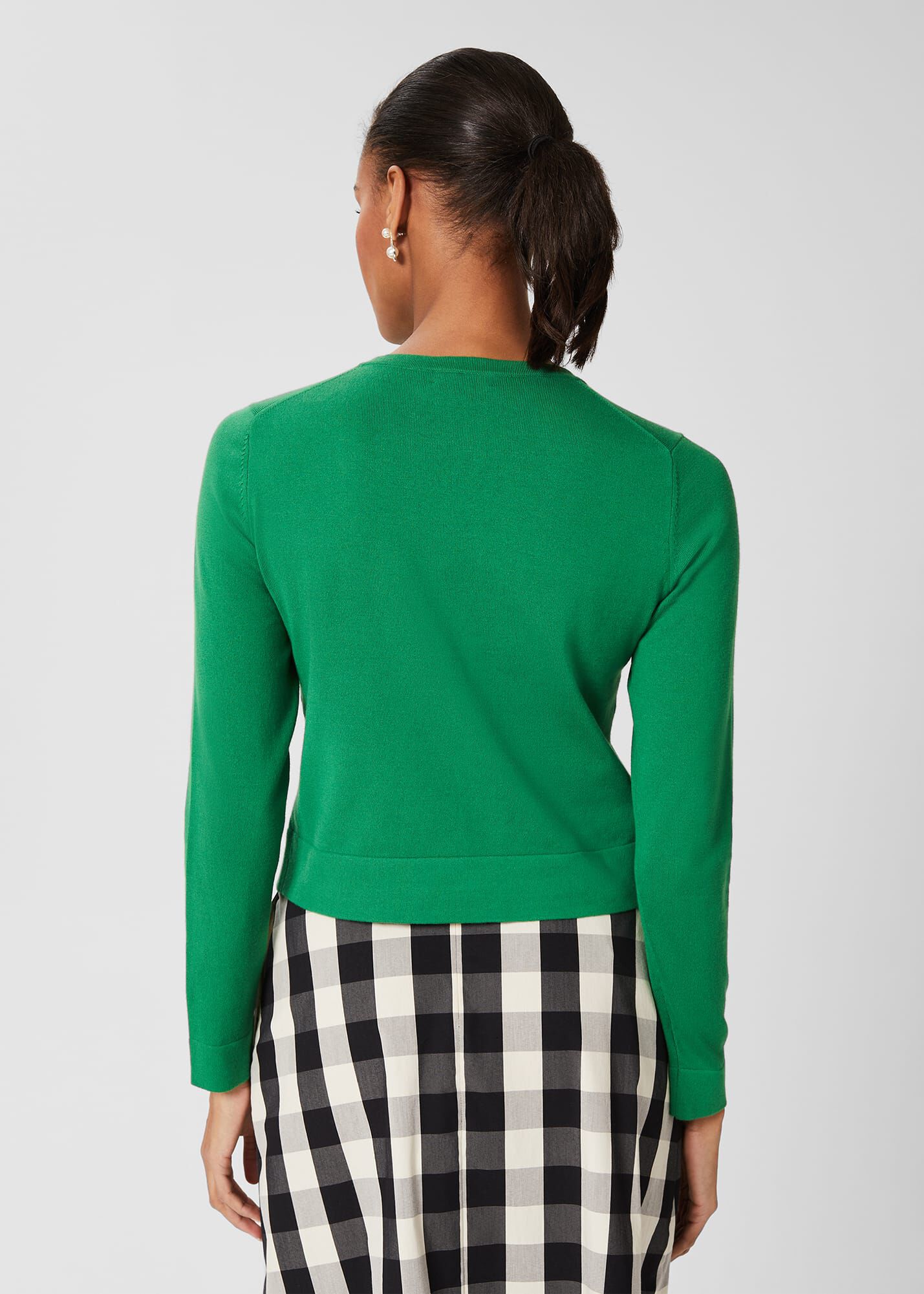 Hobbs top green cardigan