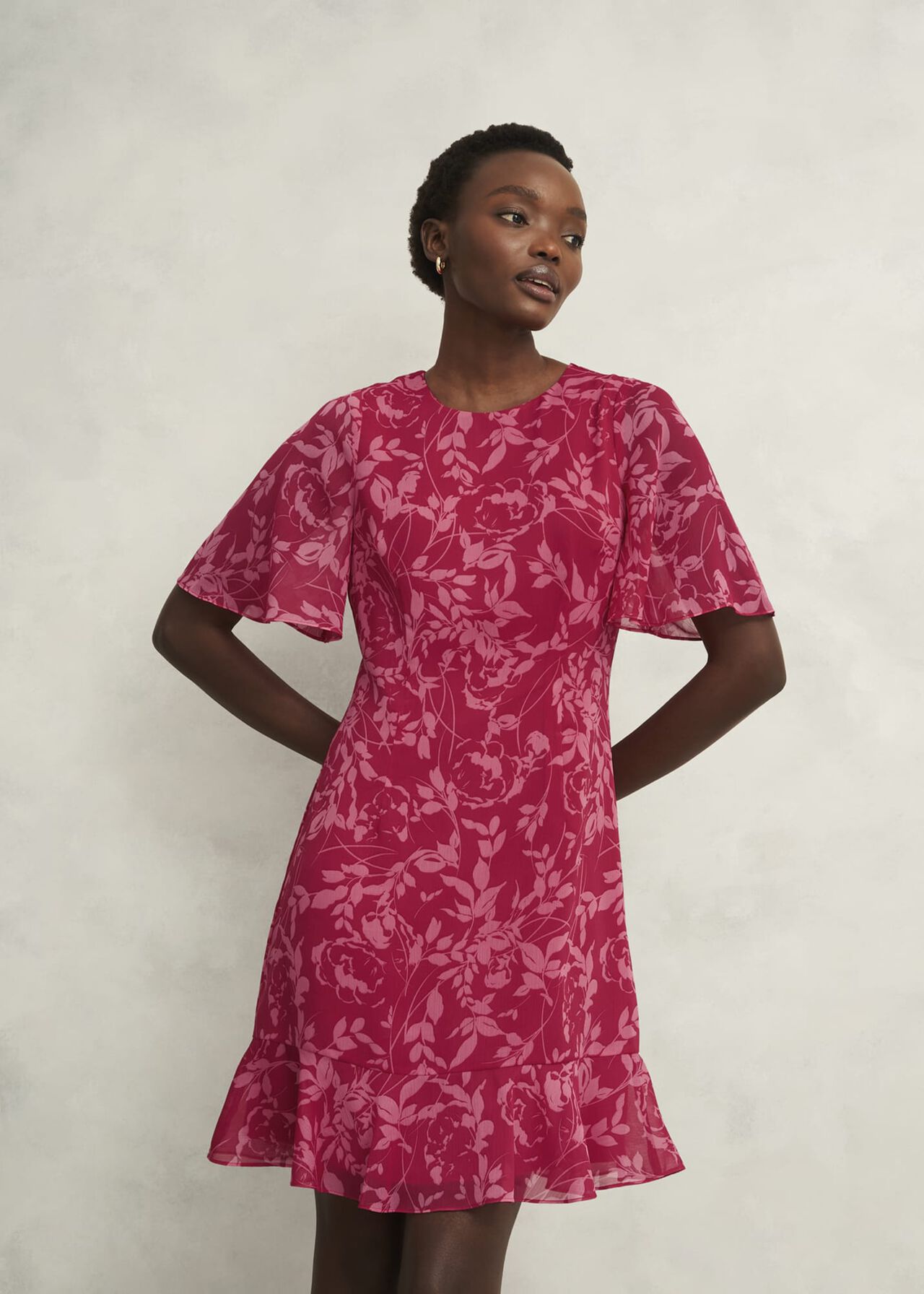 Hobbs Iona Textured Dress