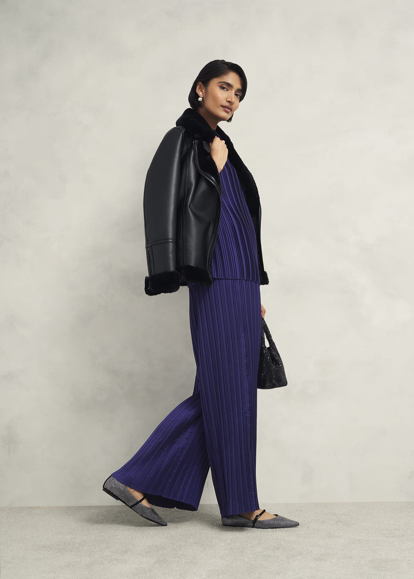 Orla Pleated Blouse | Hobbs US |