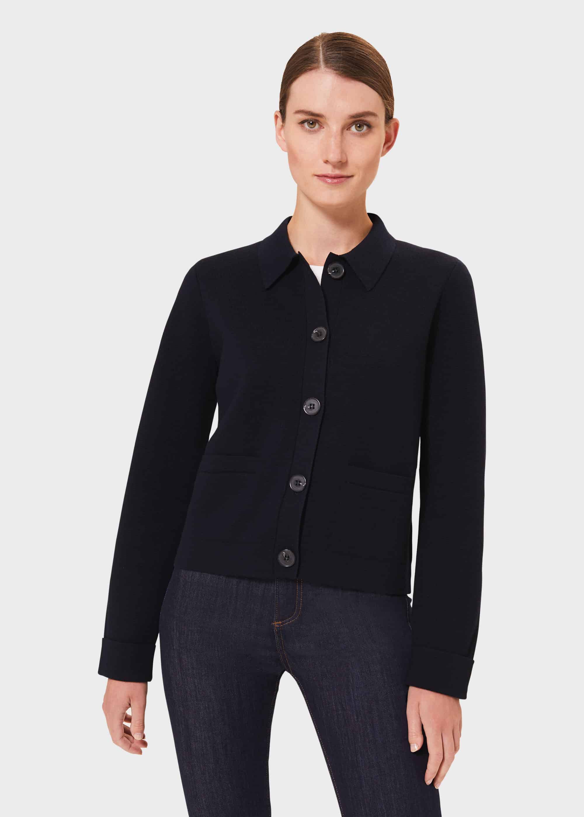 Mia Cotton Wool Knitted Jacket