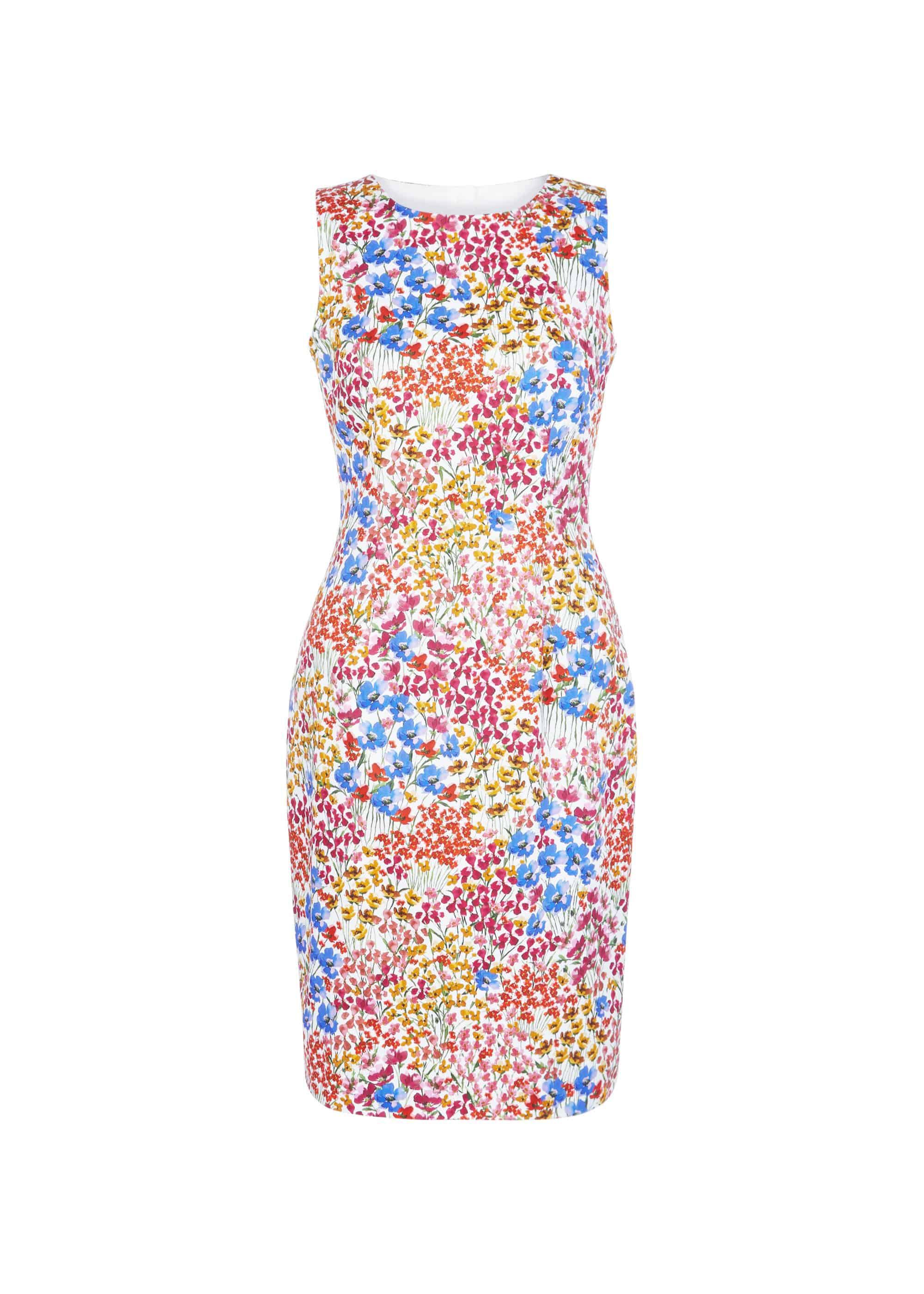 hobbs fiona dress ivory multi