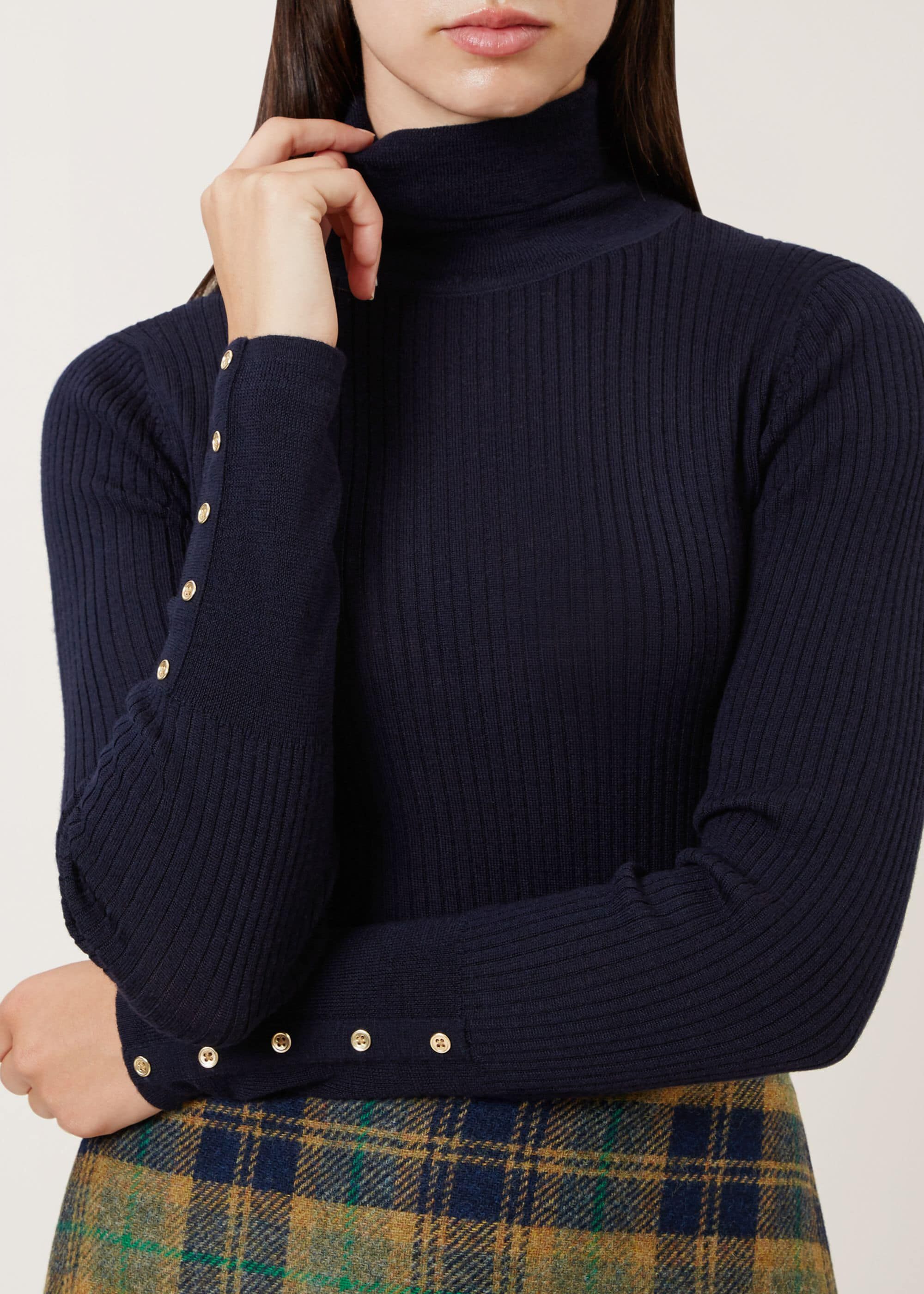 hobbs lara roll neck jumper