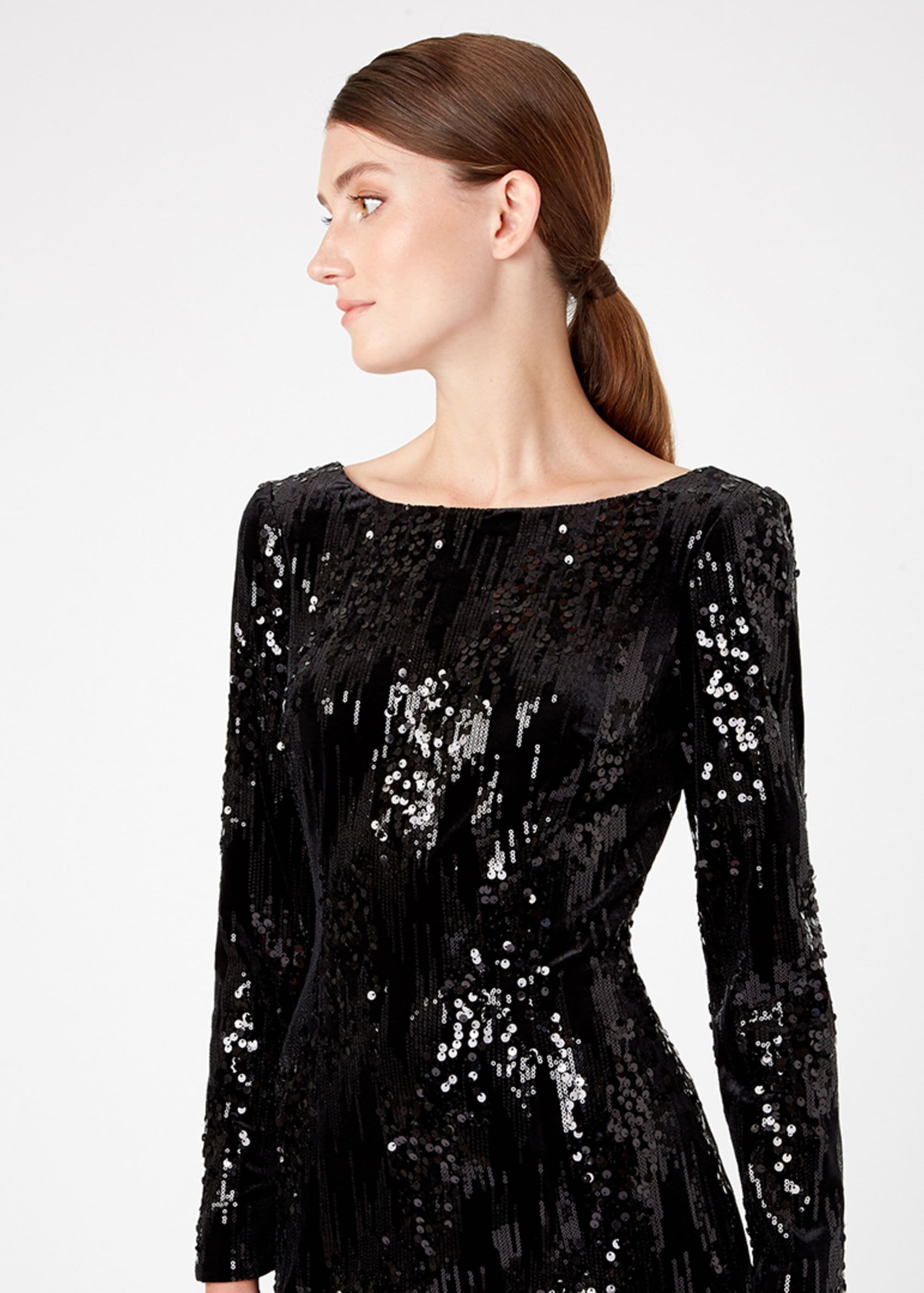 hobbs sawyer velvet dress