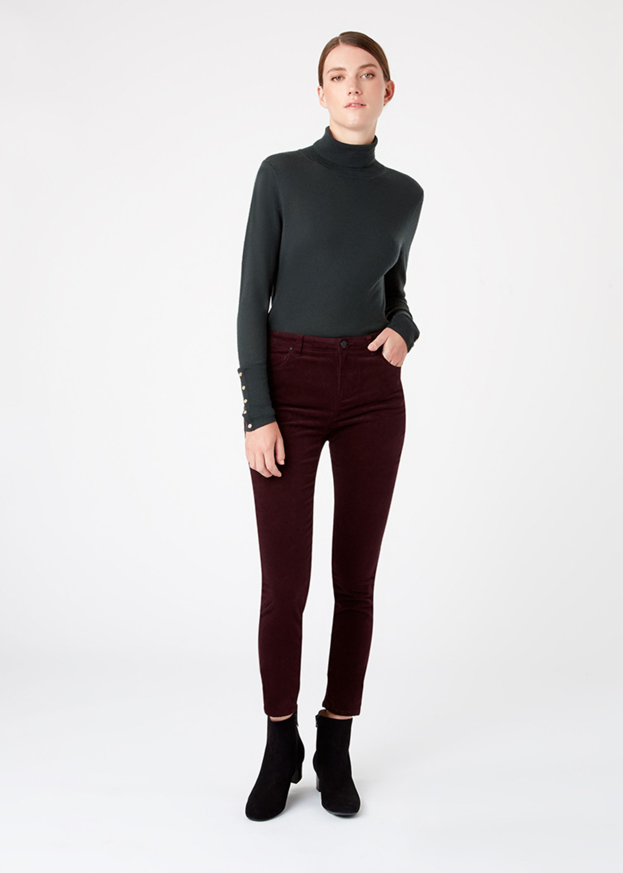 Hobbs Velvet Marianne Jean | eBay