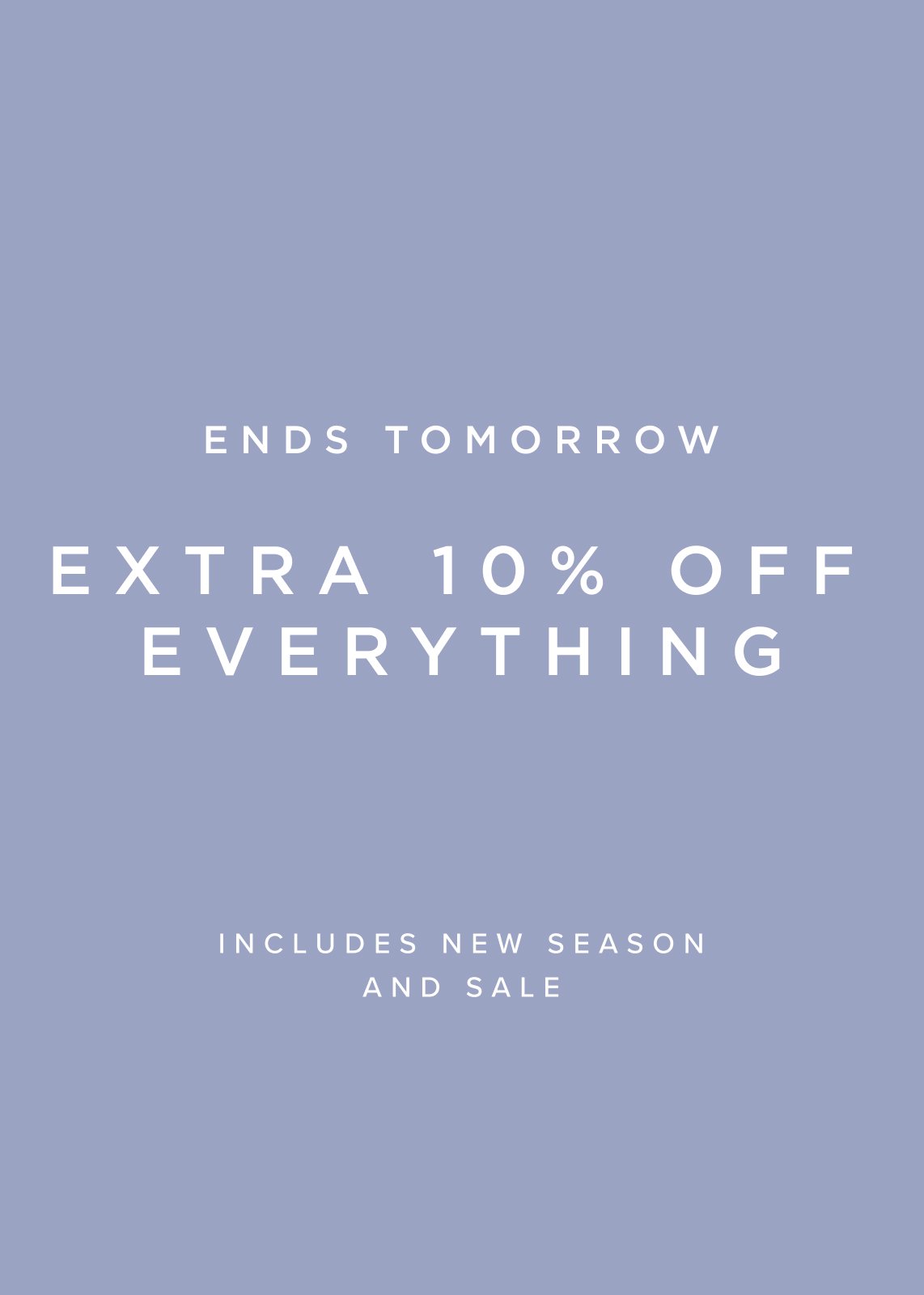 Hobbs 10% Off Everything Ends Tomorrow