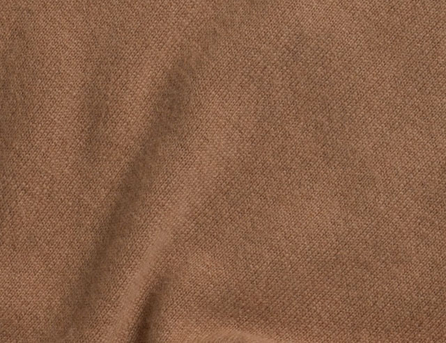 Close-up of a cashmere jumper.