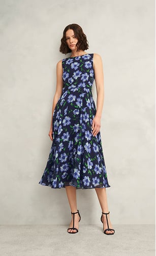 A curated collection of long, Hobbs occasion dresses.