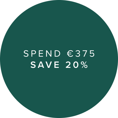 SPEND €375 SAVE 20%