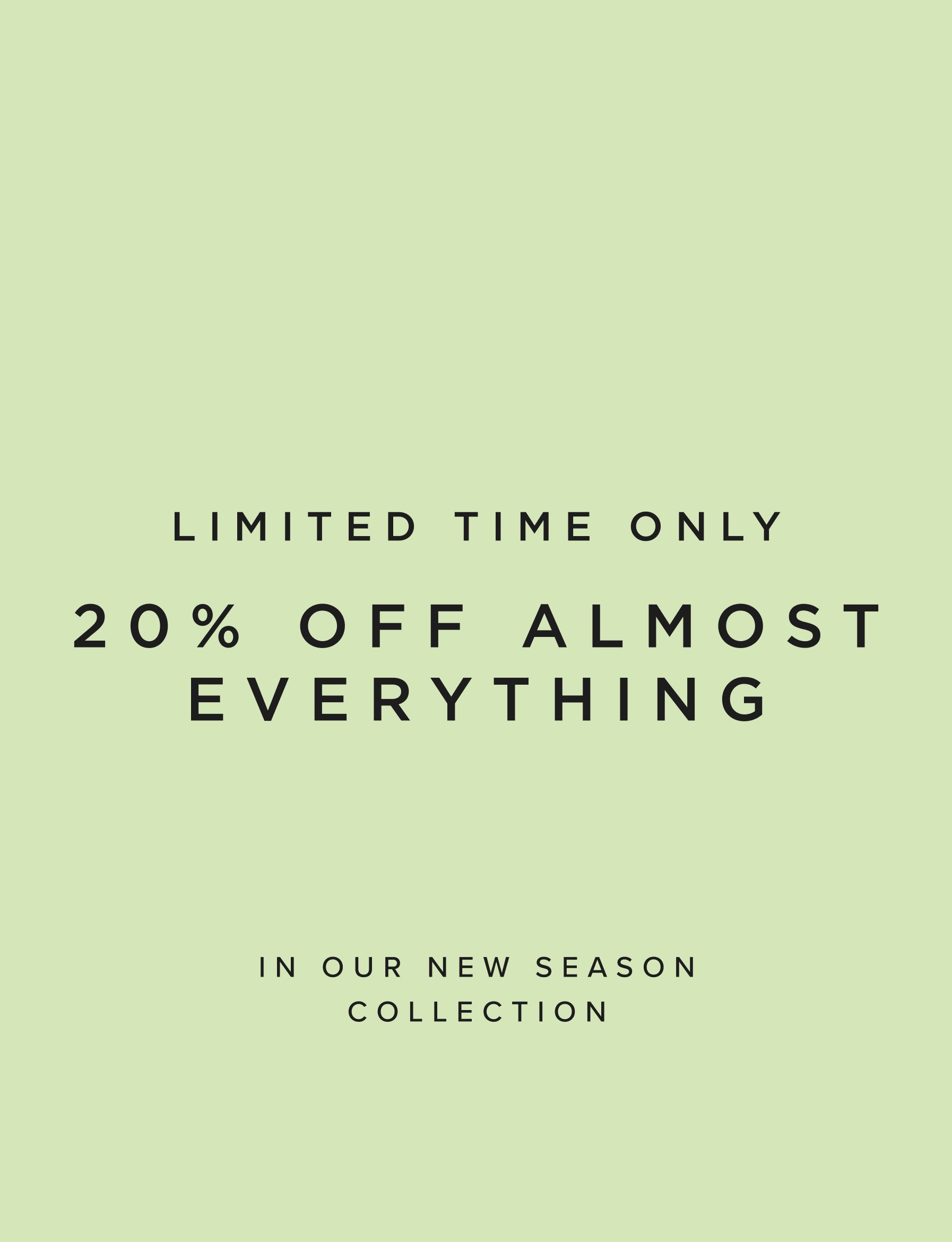 20% Off Almost Everything
