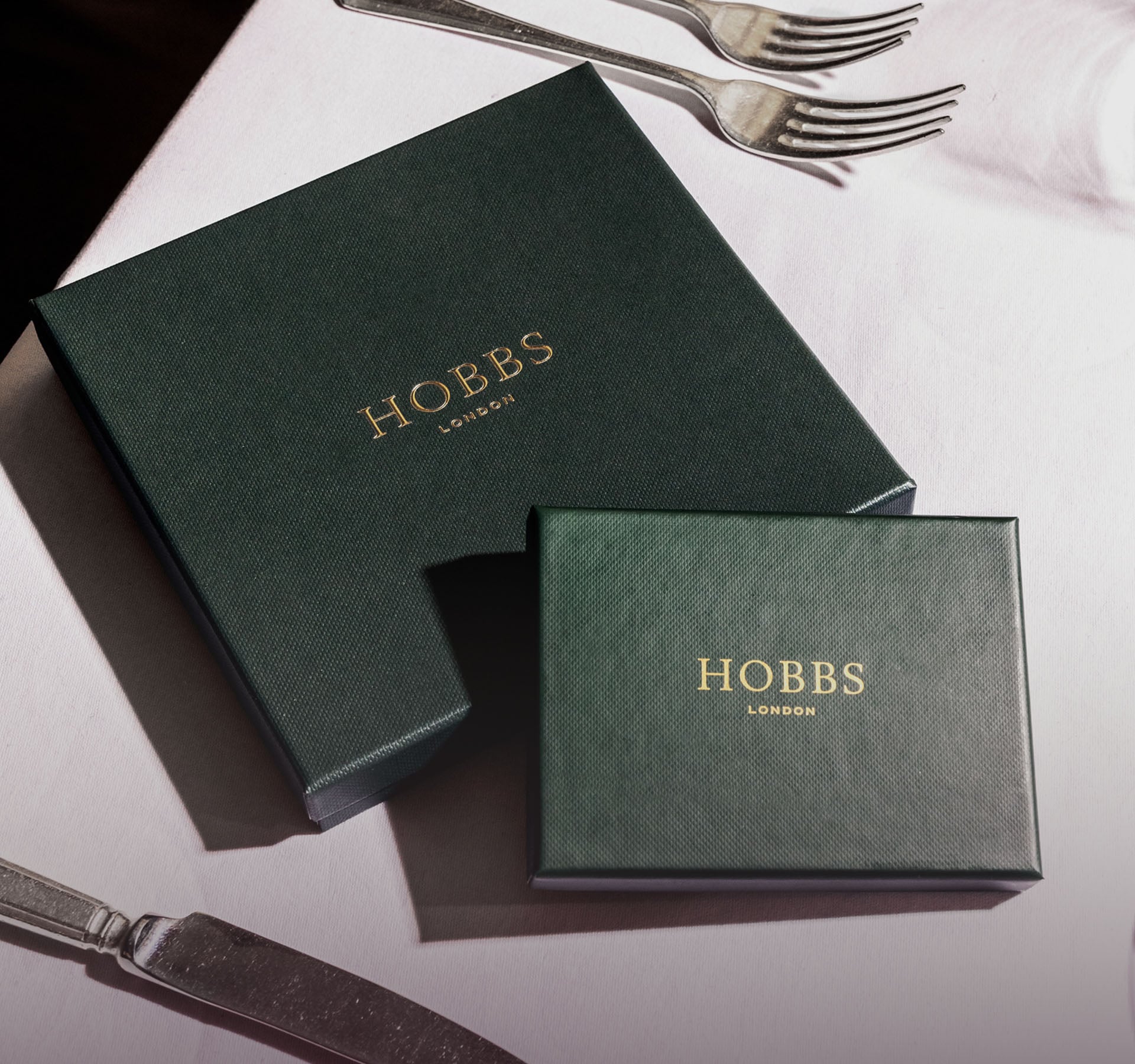 Hobbs gift boxes.