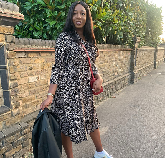 Summer Dress and Trainers