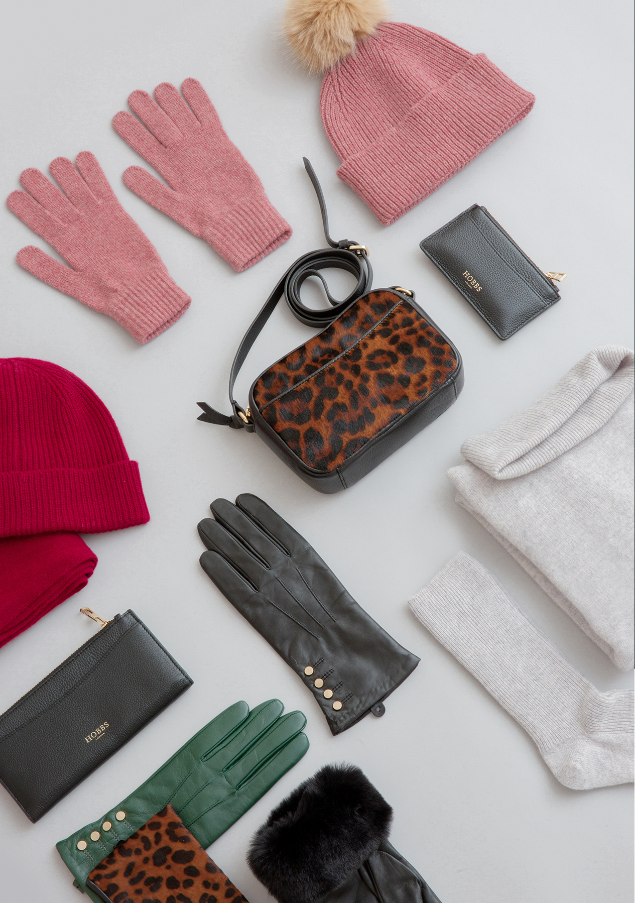 Image showing a selection of Christmas gifts, including jumpers, scarves, socks and gloves.