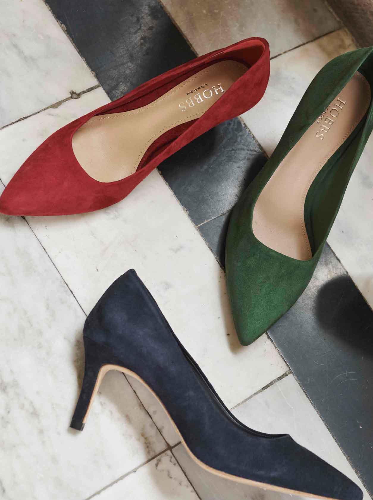 Hobbs selection of court shoes for women.