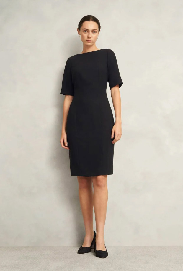 Hobbs' collection of signature suits.