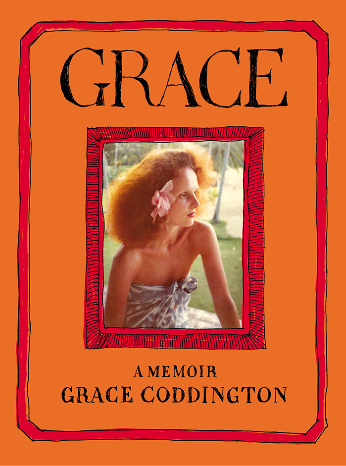 The striking orange front cover of Former Vogue Creative Director, Grace Coddington's Memoir