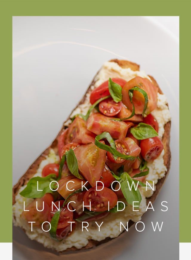 The perfect lockdown lunch, tomatoes and ricotta on toast from Ham Restaurant in London