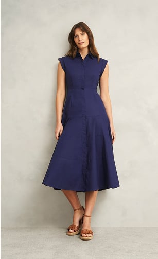 Women wearing Hobbs holiday outfits.