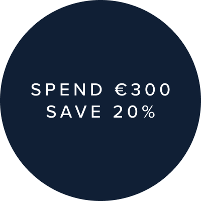 SPEND €300 SAVE 20%