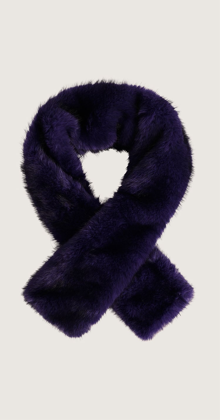 A Hobbs Faux Fur Scarf.