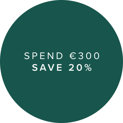 SPEND €300 SAVE 20%