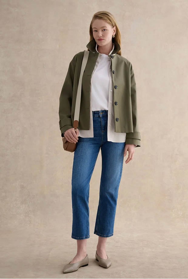 Hobbs' collection of trench coats.