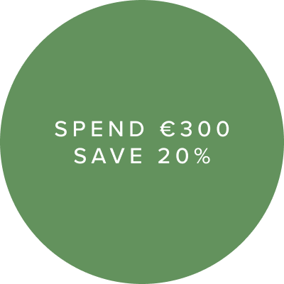 SPEND €300 SAVE 20%