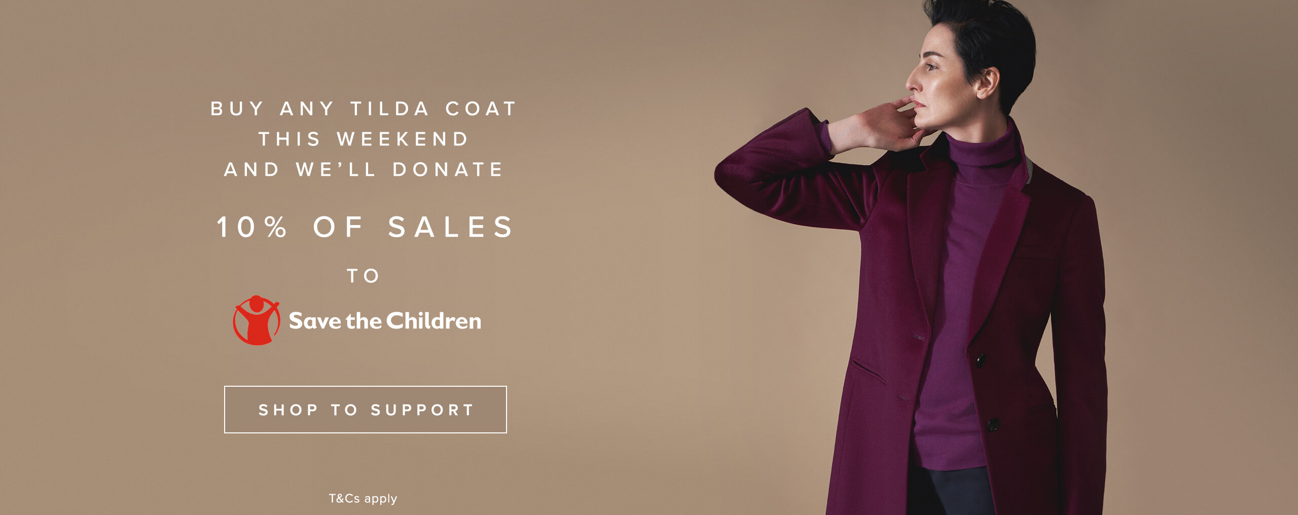 Hobbs Icons Collection Tilda Coat With Erin O'Connor