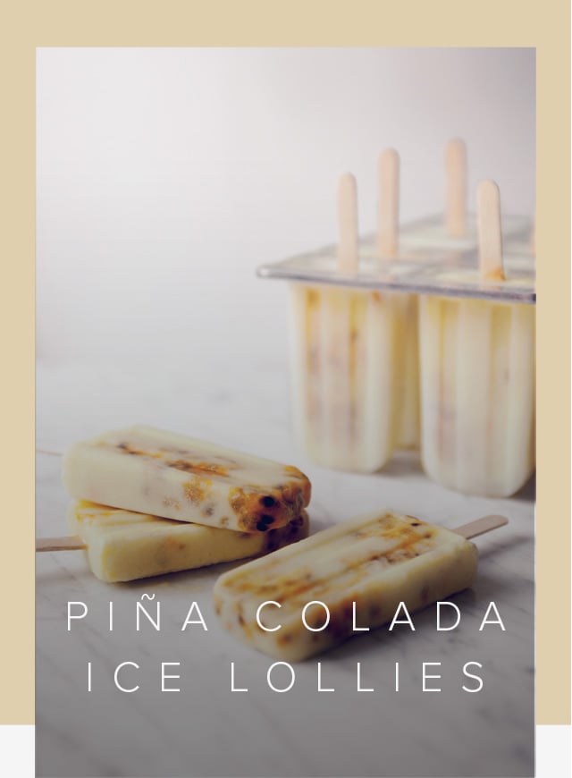 Sarah Britton's piña colada ice lollies