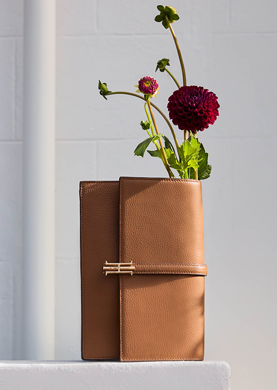 Hobbs tan leather shoes and accessories.