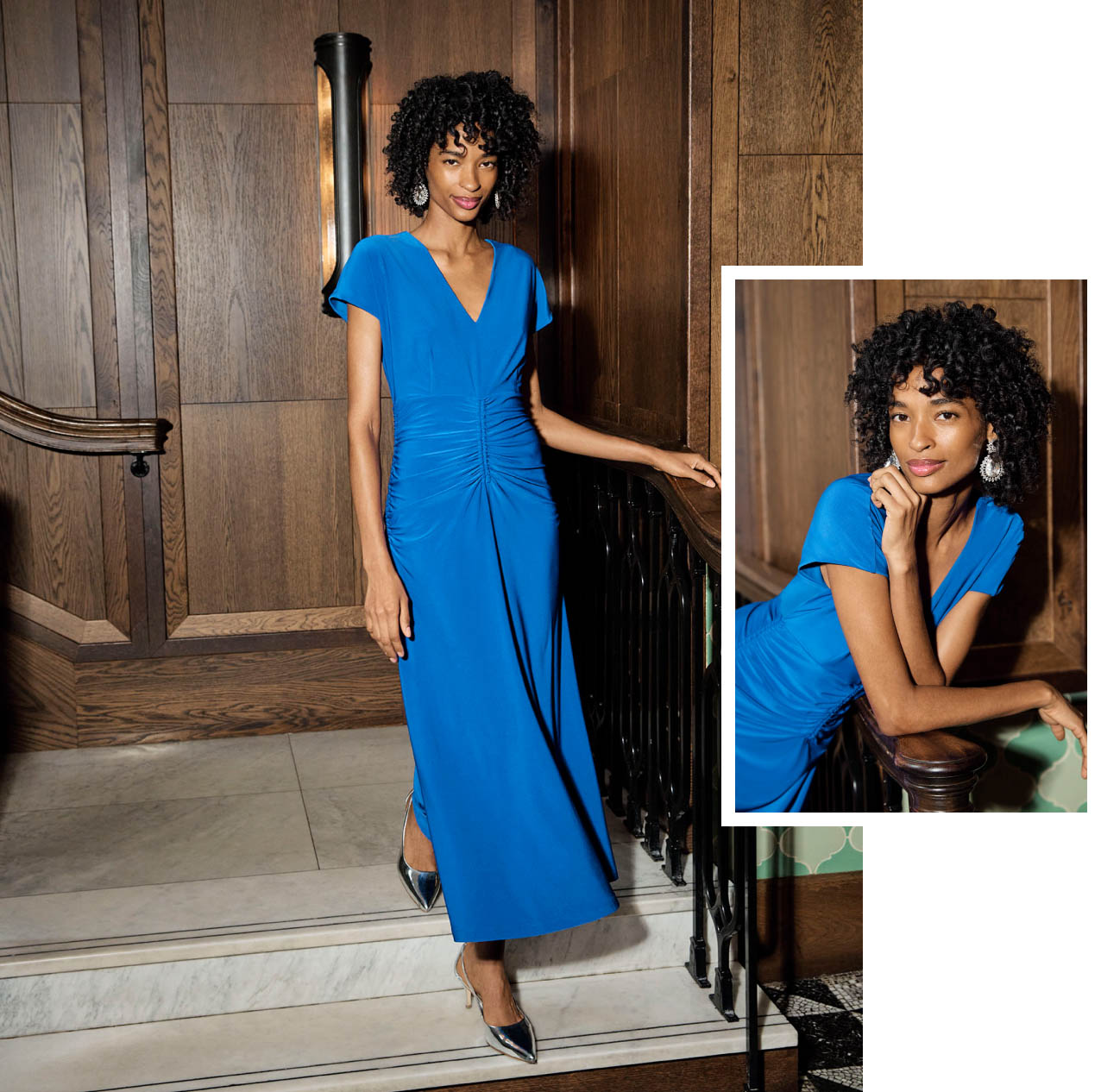 HOBBS BLUE PARTY DRESS