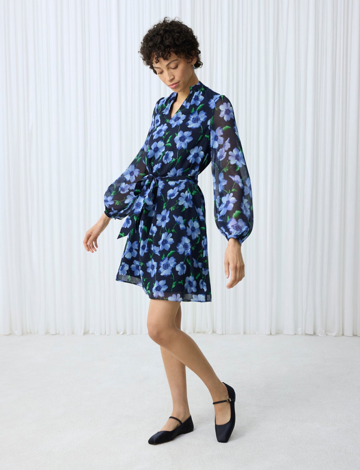 HOBBS WEARING OCCASION DRESS