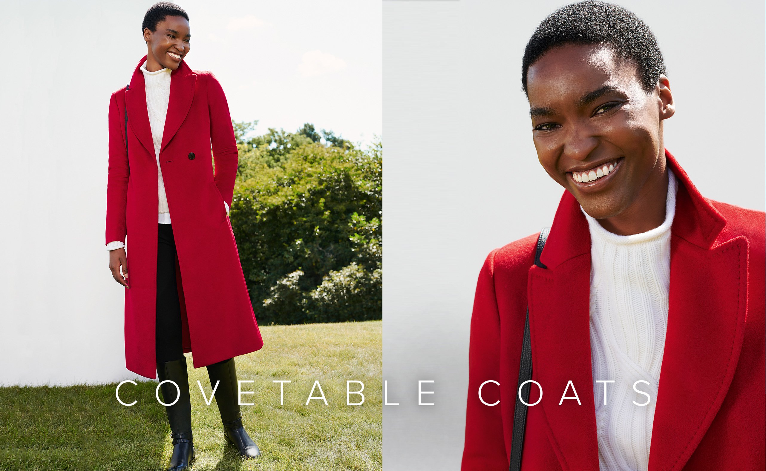 Hobbs Autumn Winter Read Wool Coats